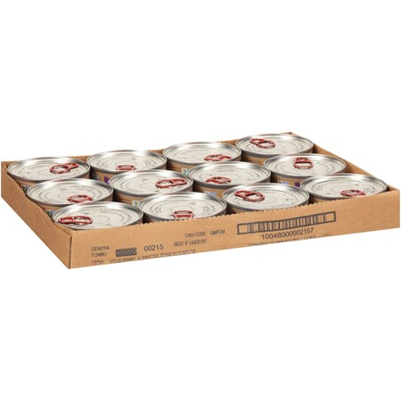 Genova Genova Solid Albacore Tuna In Olive Oil 5 oz., PK12 10048000002157